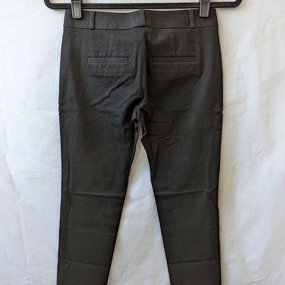 Banana Republic Sloan Solids Black Ankle Pants Size 00P - Picture 7 of 13